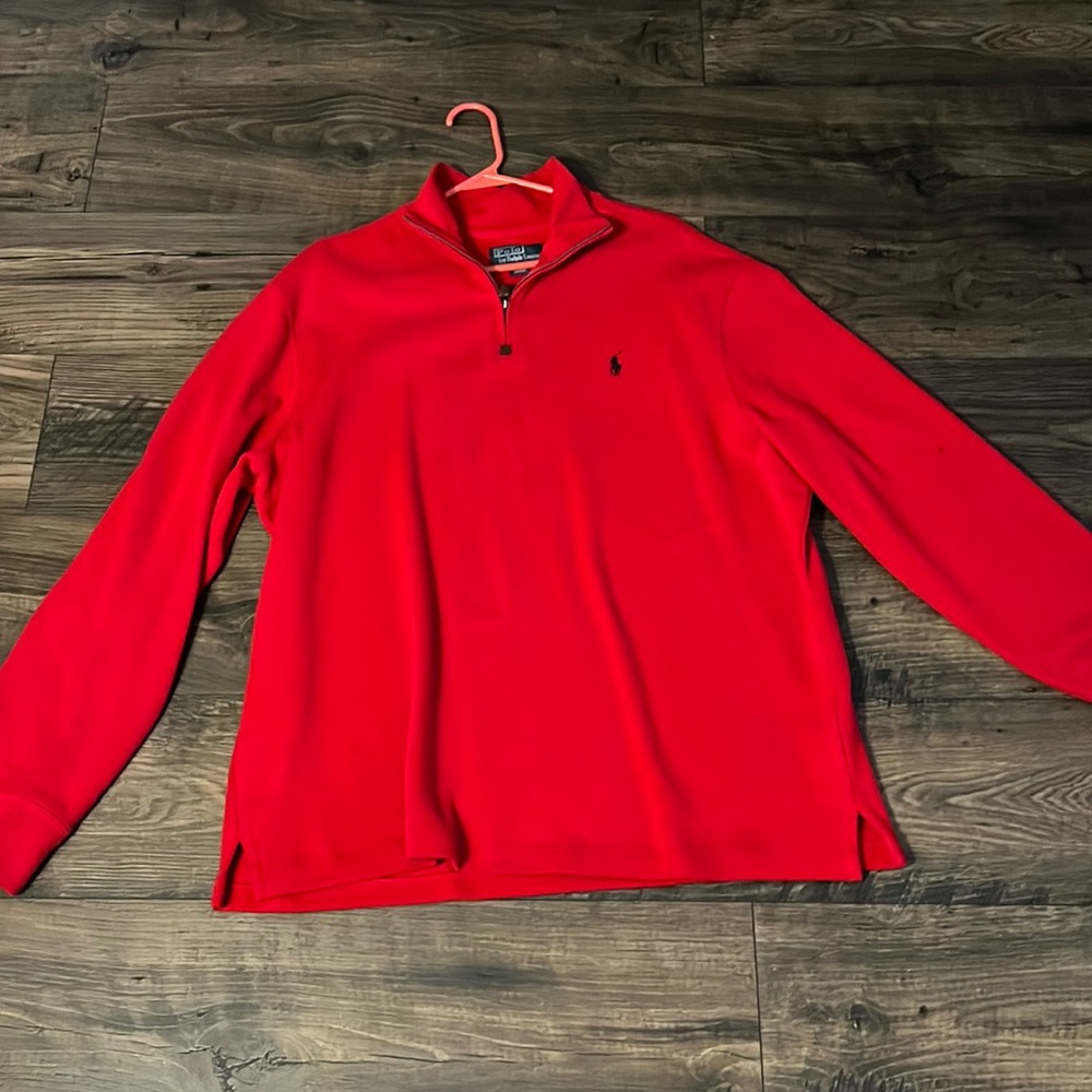 COPY - Red polo pull over